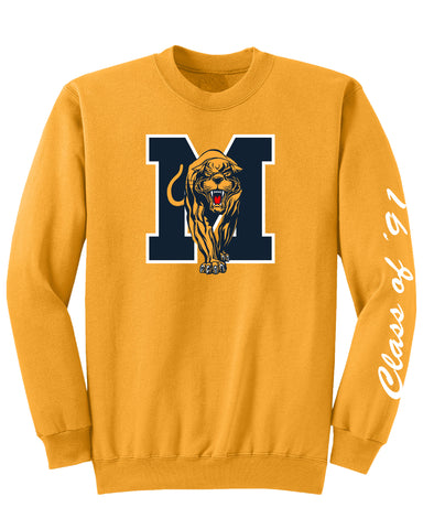 Murphy H.S. Class Reunion Gold Crewneck