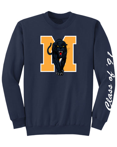 Murphy H.S. Class Reunion Navy Crewneck