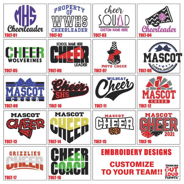 Custom Cheer Warm-Up Package 2 (minimum 6)