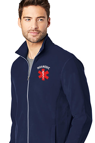 Embroidered Unisex Medical Fleece Jacket.