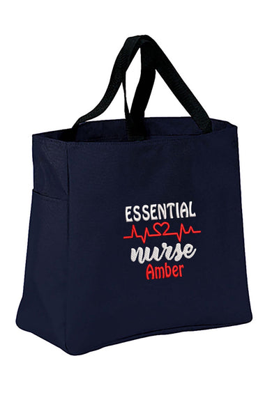 Personalized Embroidered Nurse Tote Bag