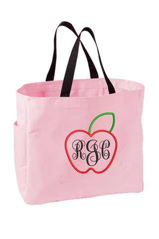 Personalized Embroidered Teacher Tote Bag