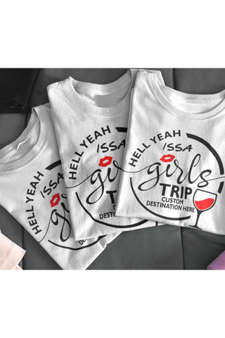 Hell Yeah ISSA Girls Trip Ladies Fitted Shirt