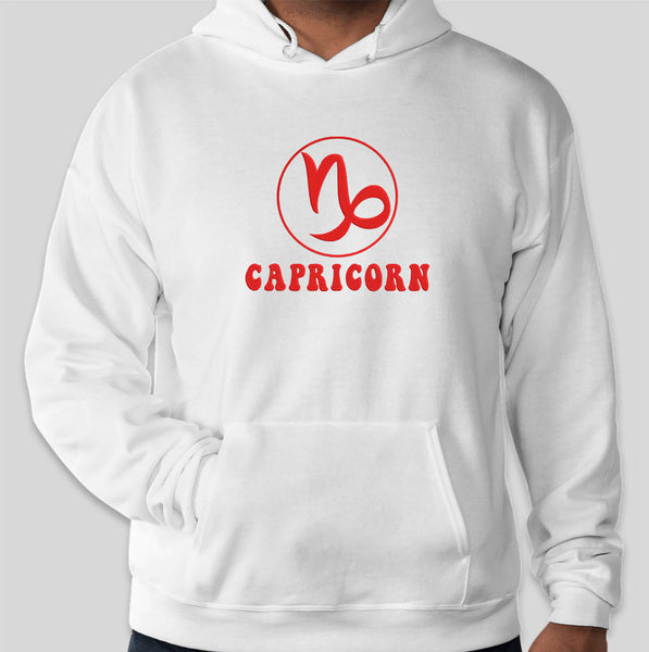 Capricorn Embroidered Unisex Hoodie